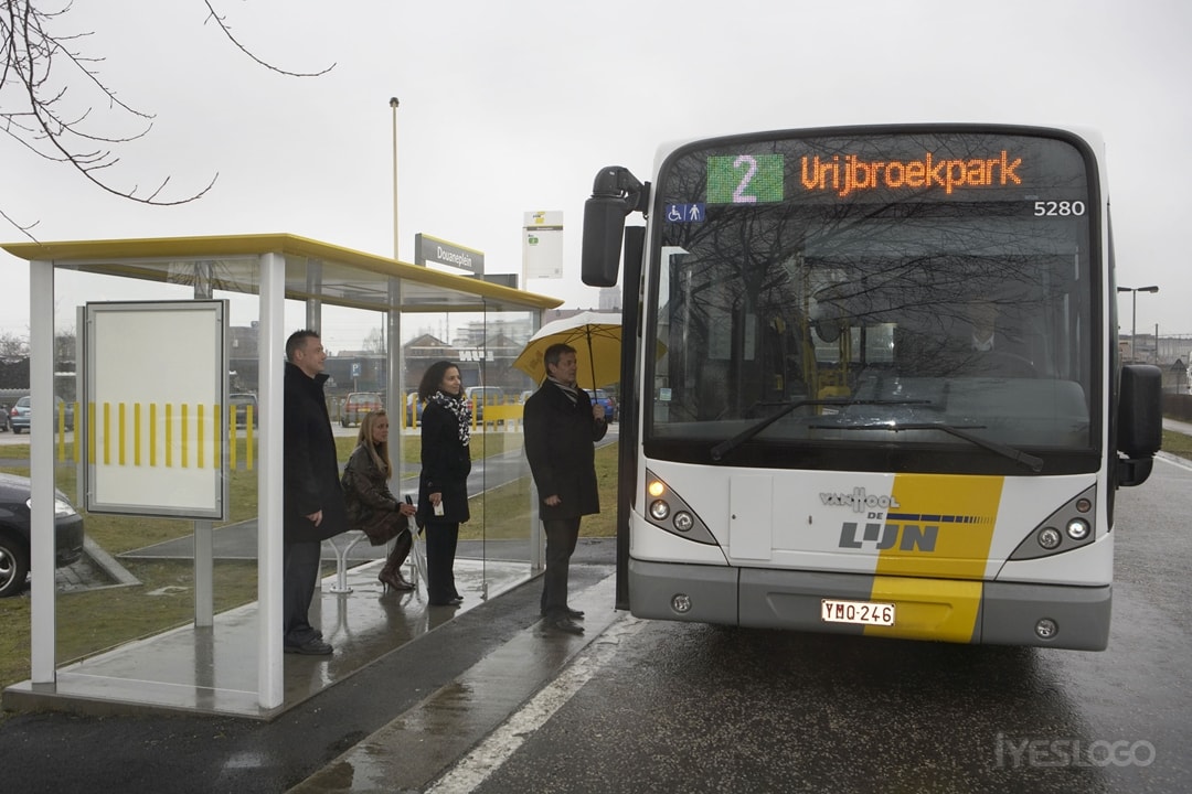 比利时 De Lijn 公交公司品牌标志形象，还有一大堆搞笑的动画