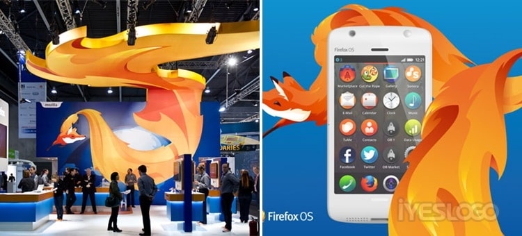 火狐移动操作系统FireFox OS品牌视觉设计，更新手绘草图