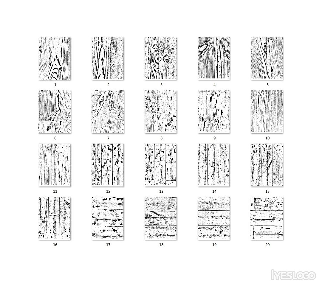设计师素材，20个免费的矢量木纹肌理