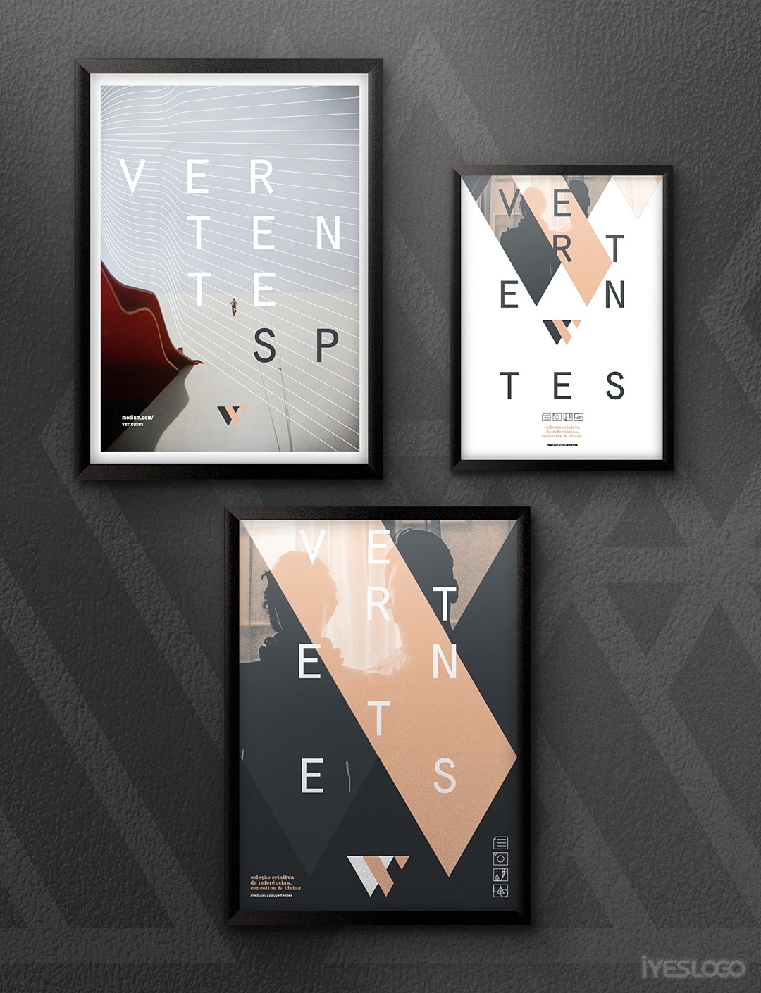 优雅简洁，Vertentes Coletivo 品牌视觉识别设计