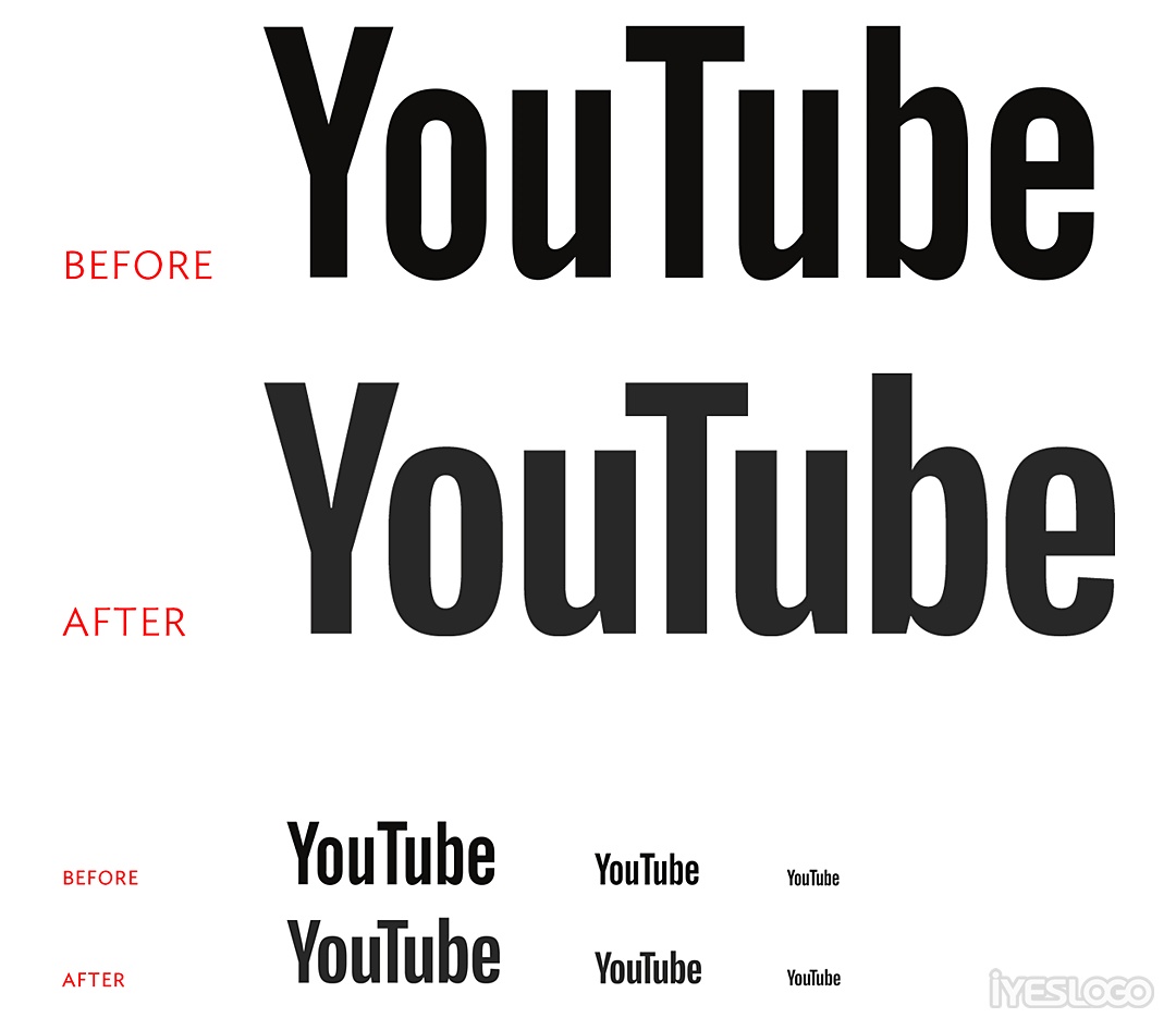 油管的new logo，全球最大视频分享网站YouTube升级新标志