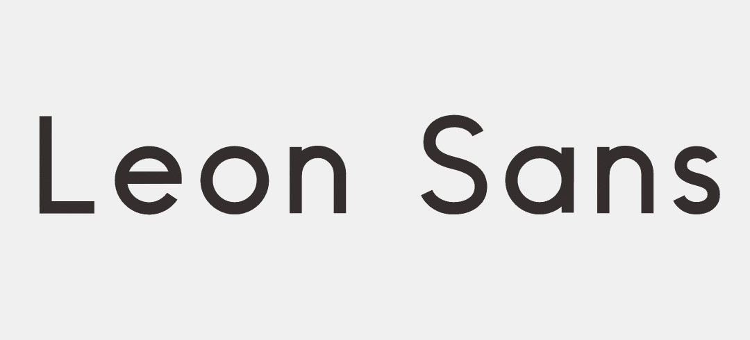 效果超酷的动态字体 Leon Sans