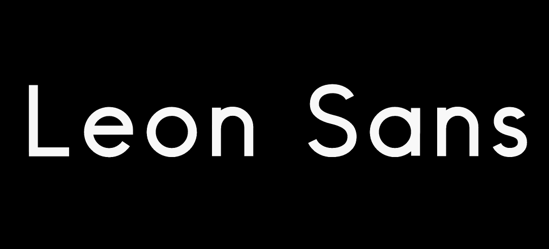 效果超酷的动态字体 Leon Sans