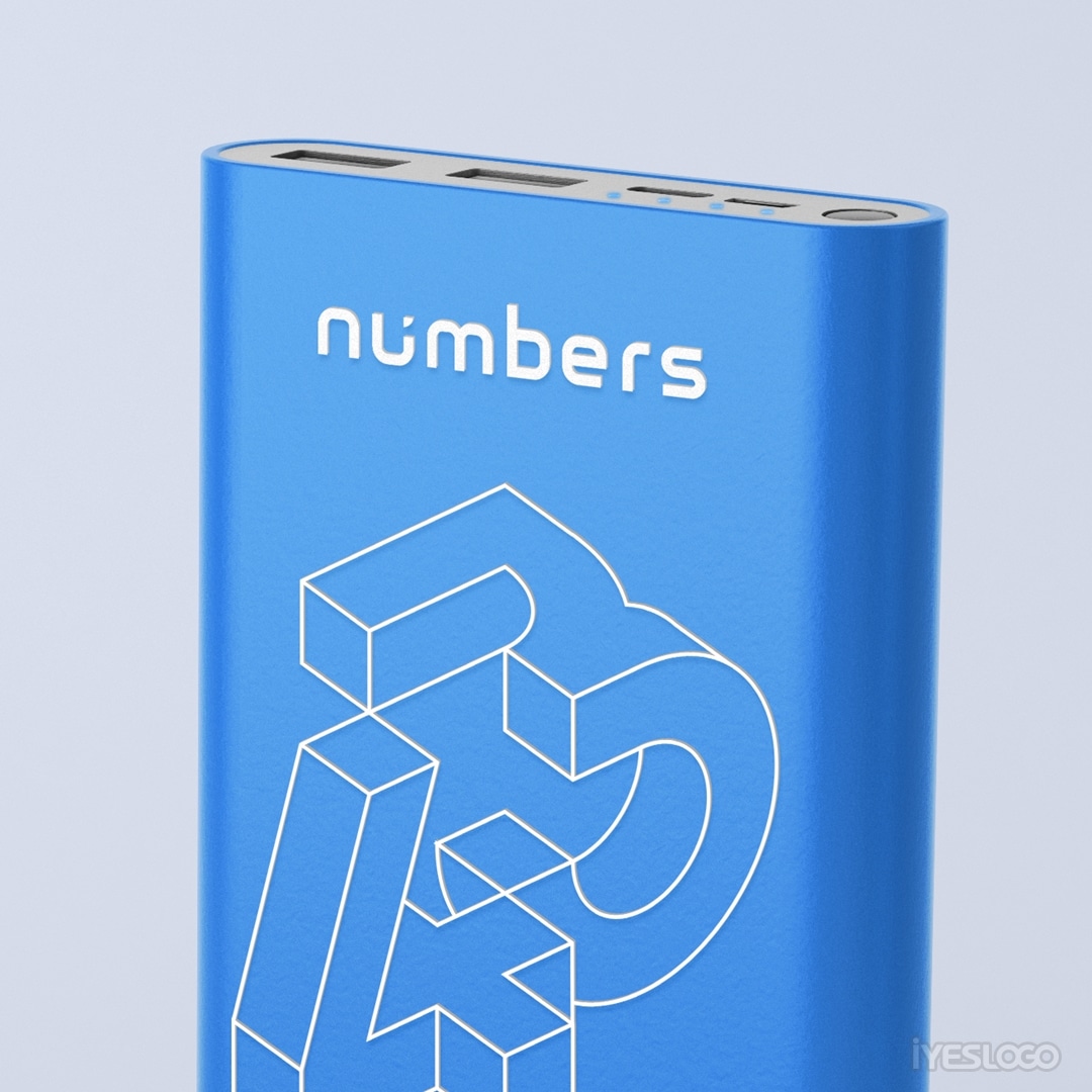 用“数字”直接表达数字，加密货币项目品牌视觉设计